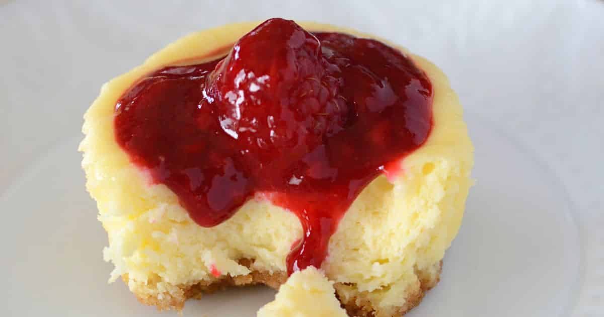 Mini Raspberry Cheesecake