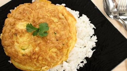 Thai Pork Omelette (kai jiew moo sub)