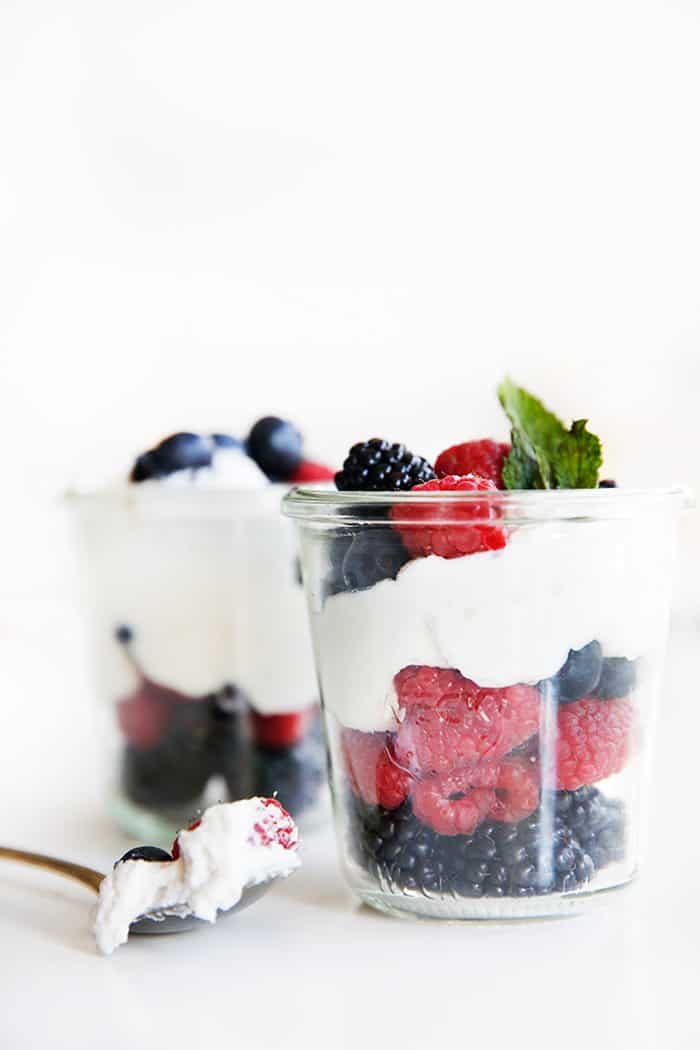 Berries and Cream Parfaits