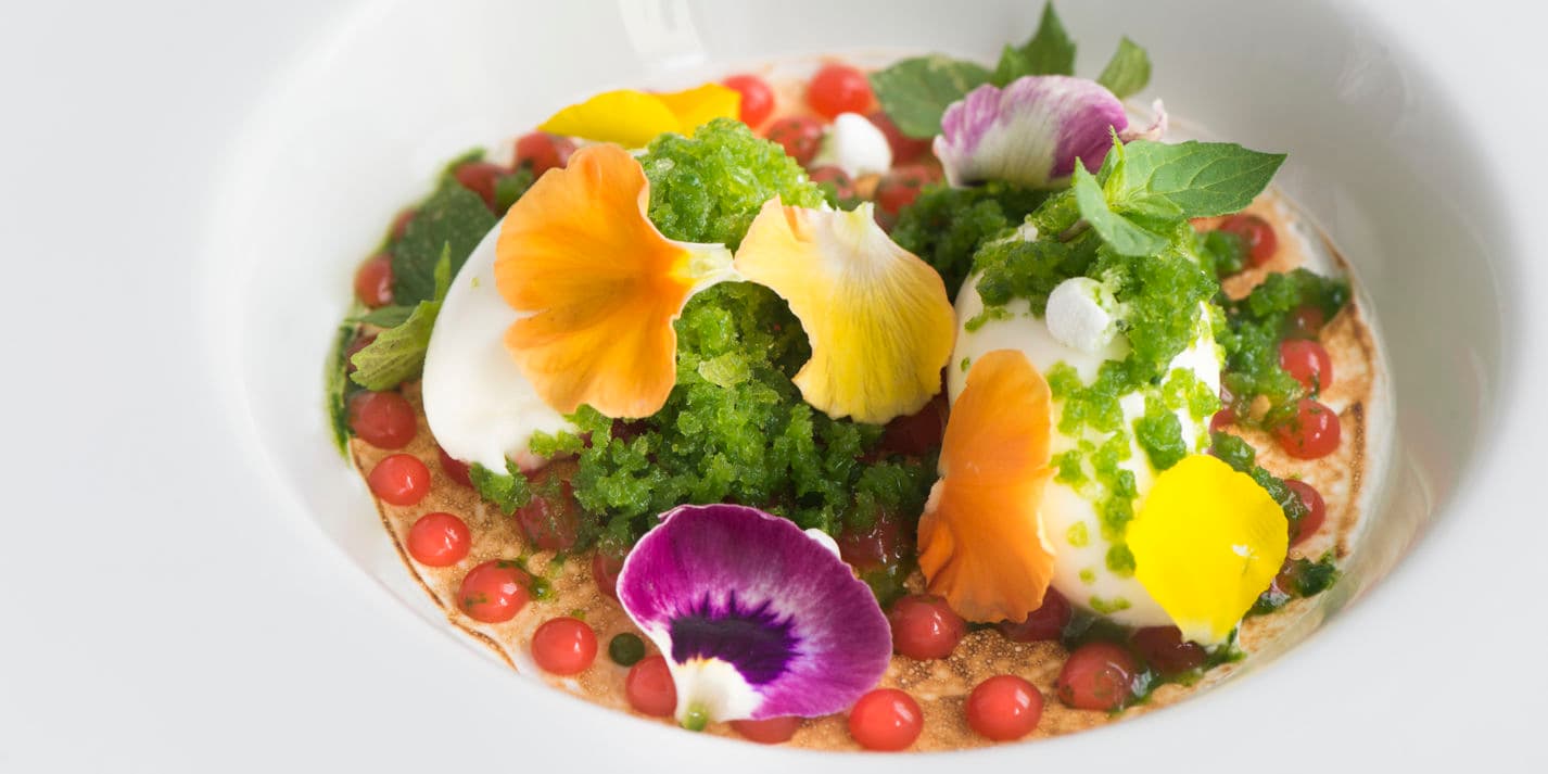 Strawberries and violets