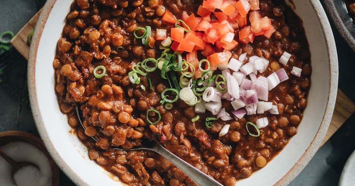 Instant Pot Lentil Soup (Chinese Style)