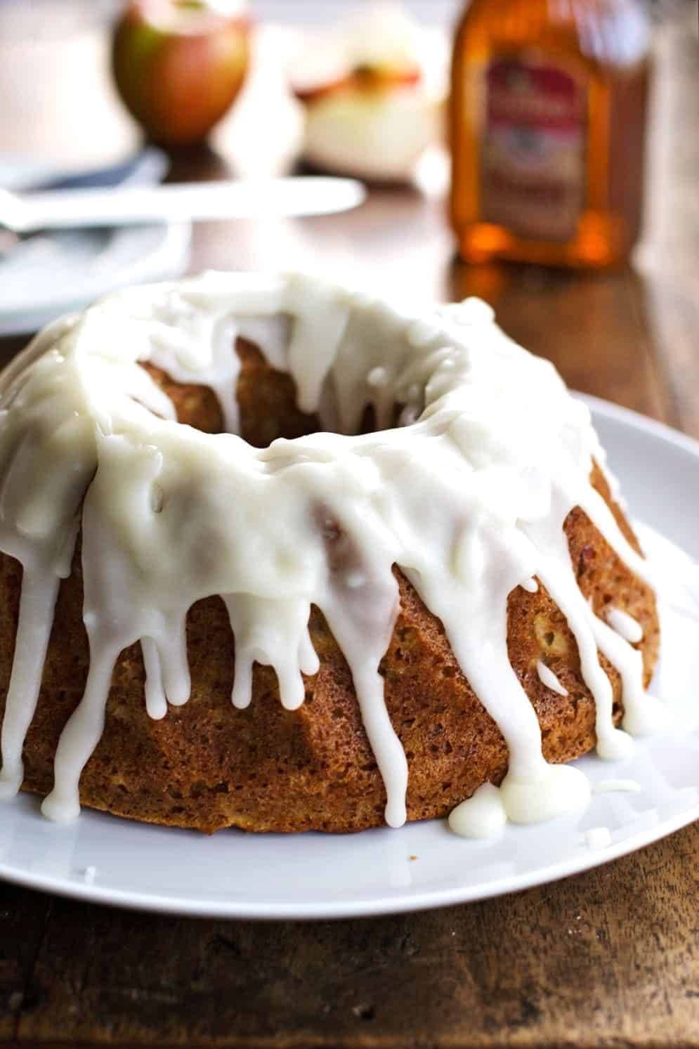 Whole Wheat Honey Apple Bundt Cake