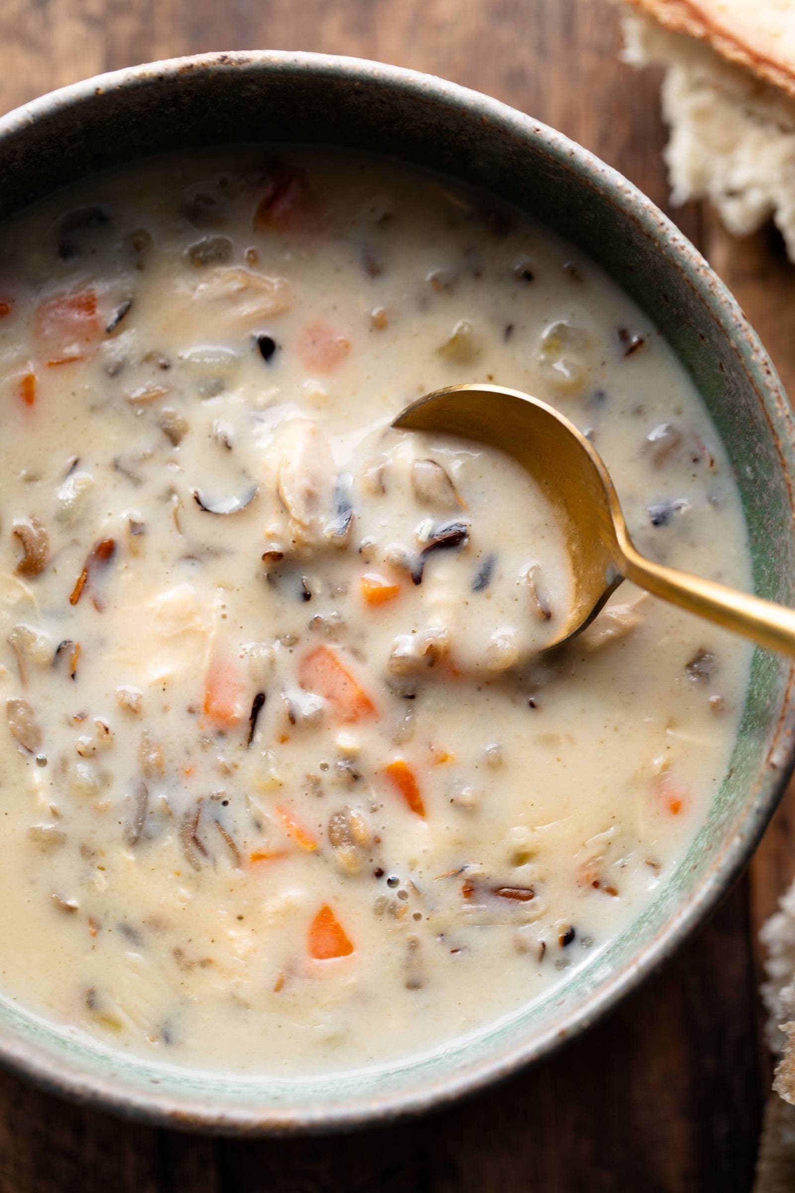 Crockpot Chicken Wild Rice Soup