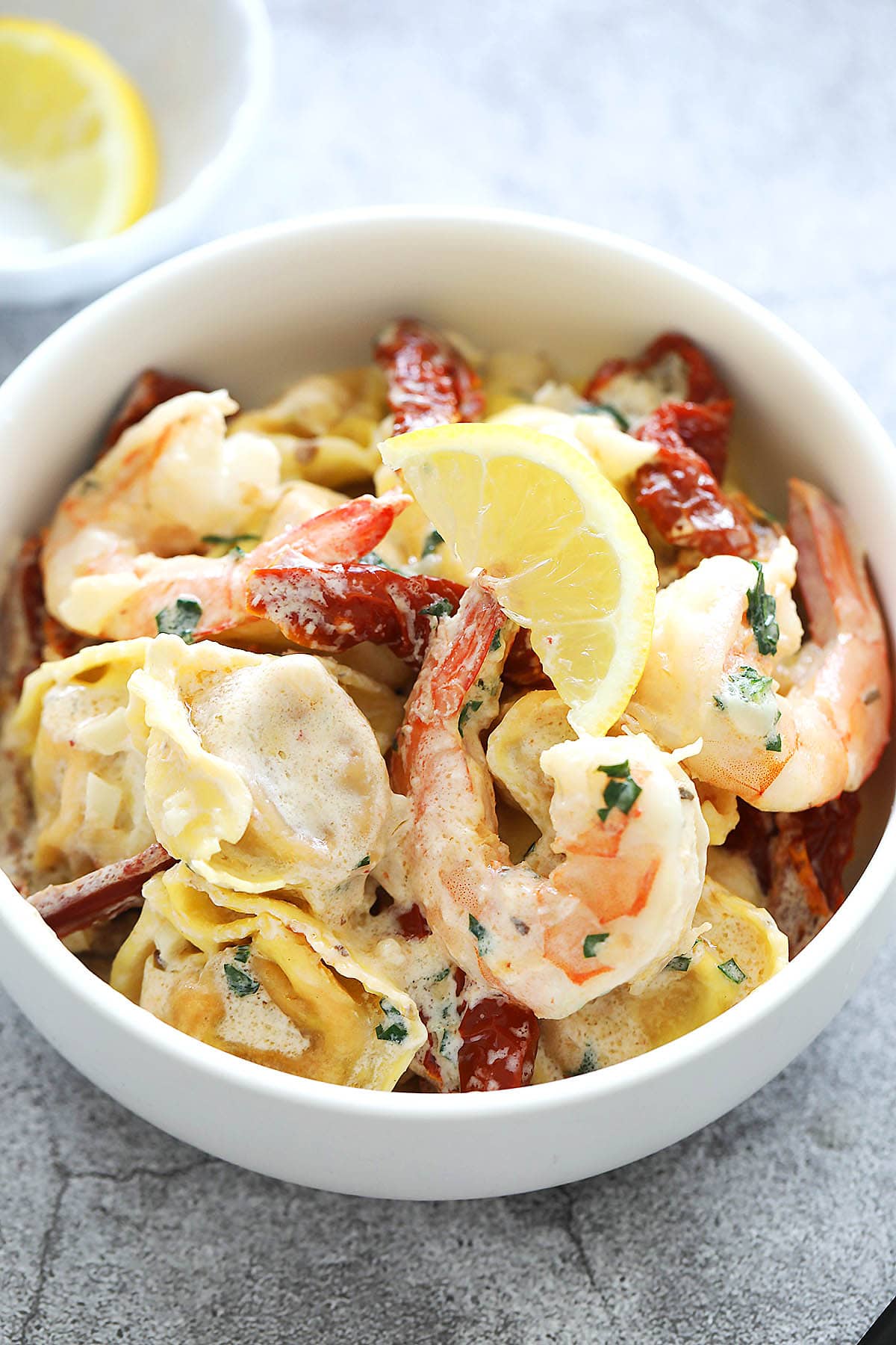 Garlic Shrimp Tortellini