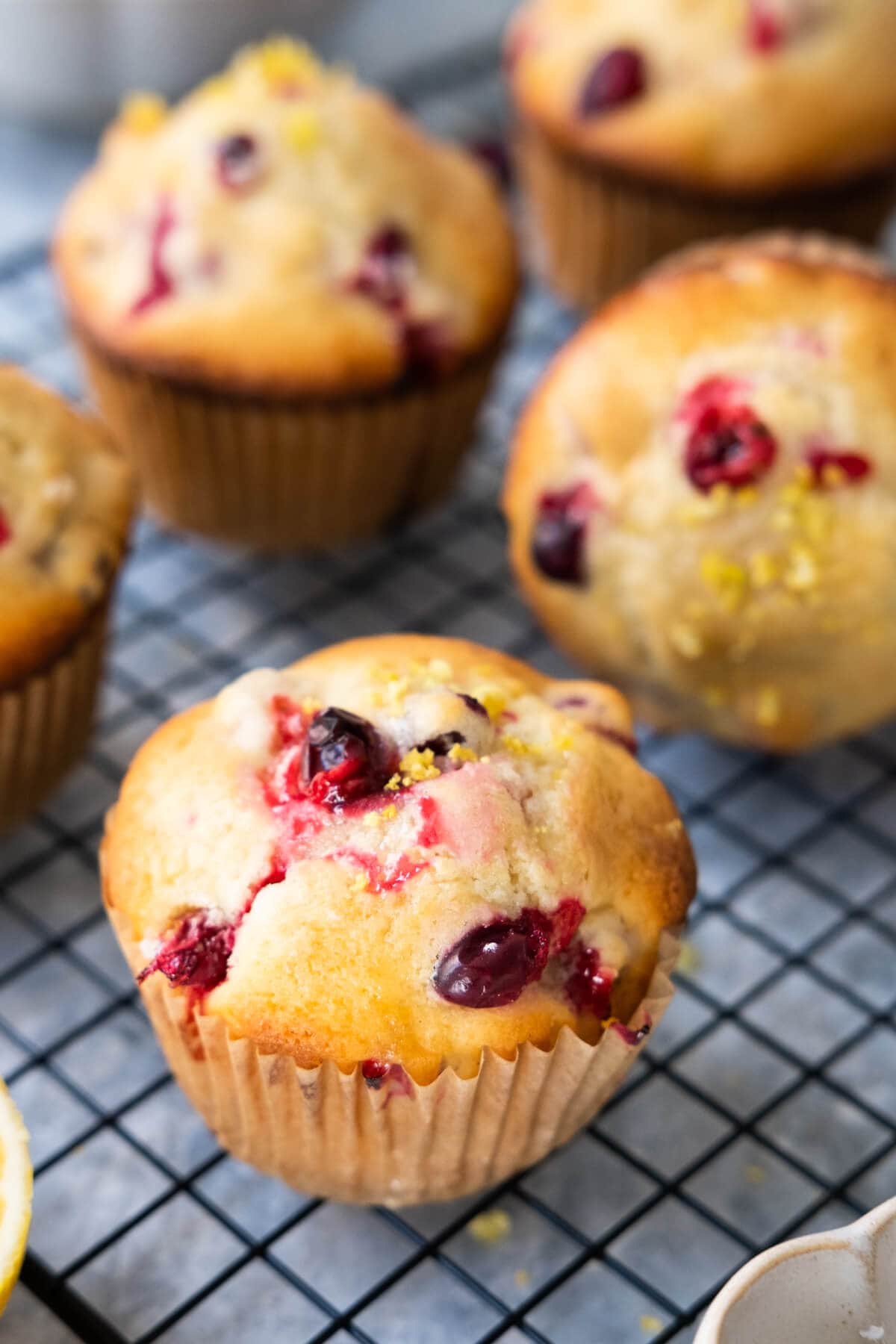 Cranberry Lemon Muffins