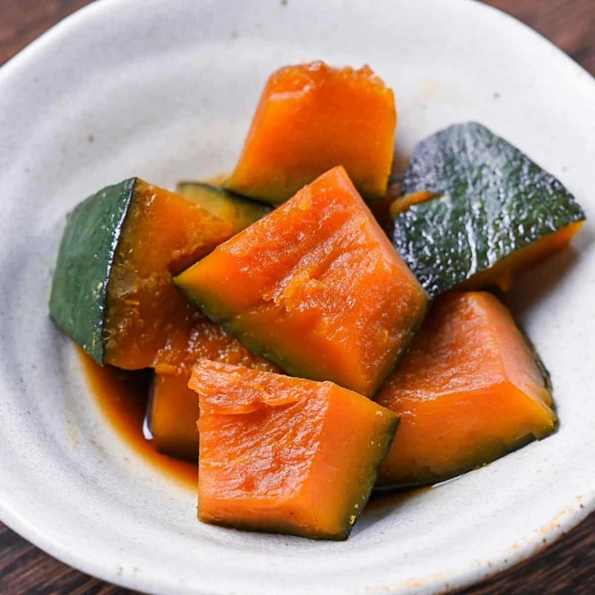 Japanese Simmered Pumpkin (Kabocha no Nimono)