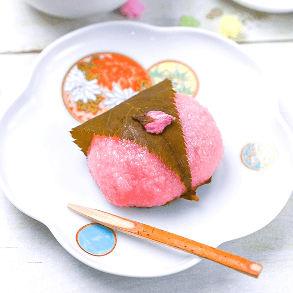 Sakura Mochi (Kansai-Style Cherry Blossom Rice Cakes)