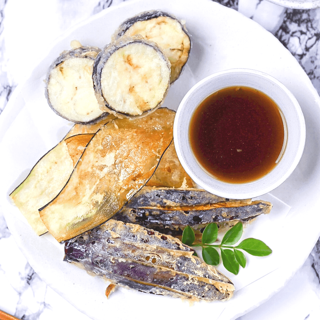 Eggplant Tempura 3 Ways