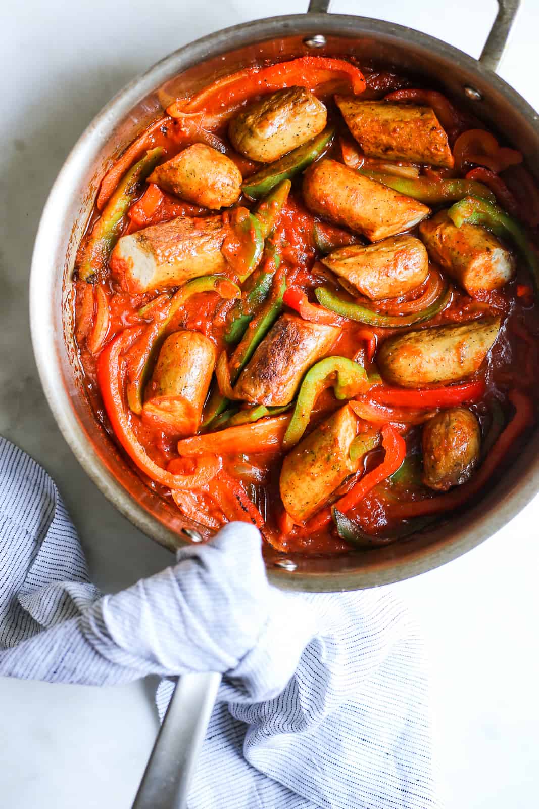 Sausage and Bell Pepper Skillet