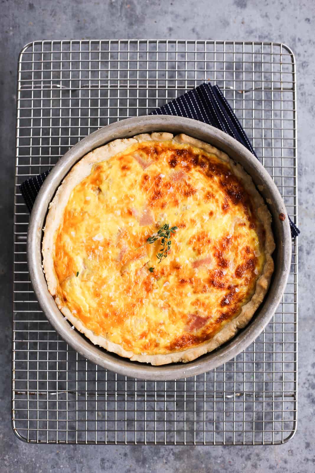 Gluten-Free Ham and Cheese Quiche