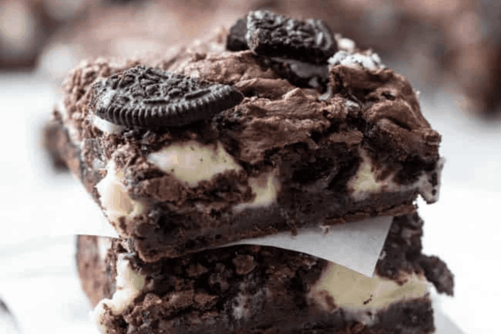 Oreo Cheesecake Brownies