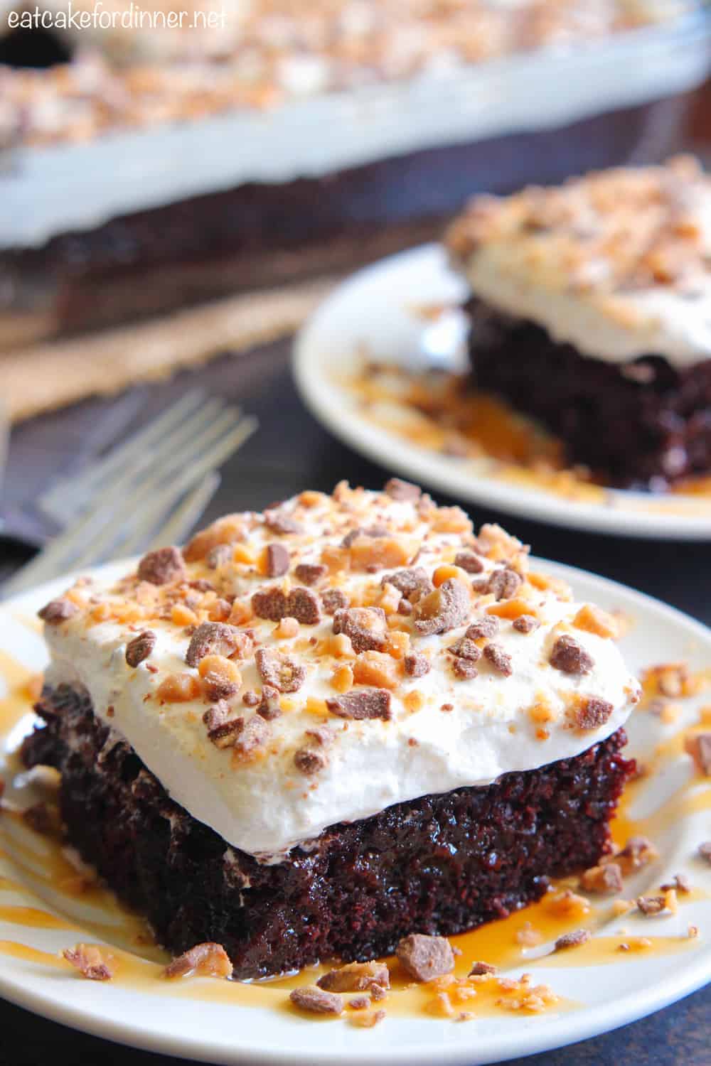 Better than Anything Zucchini Poke Cake