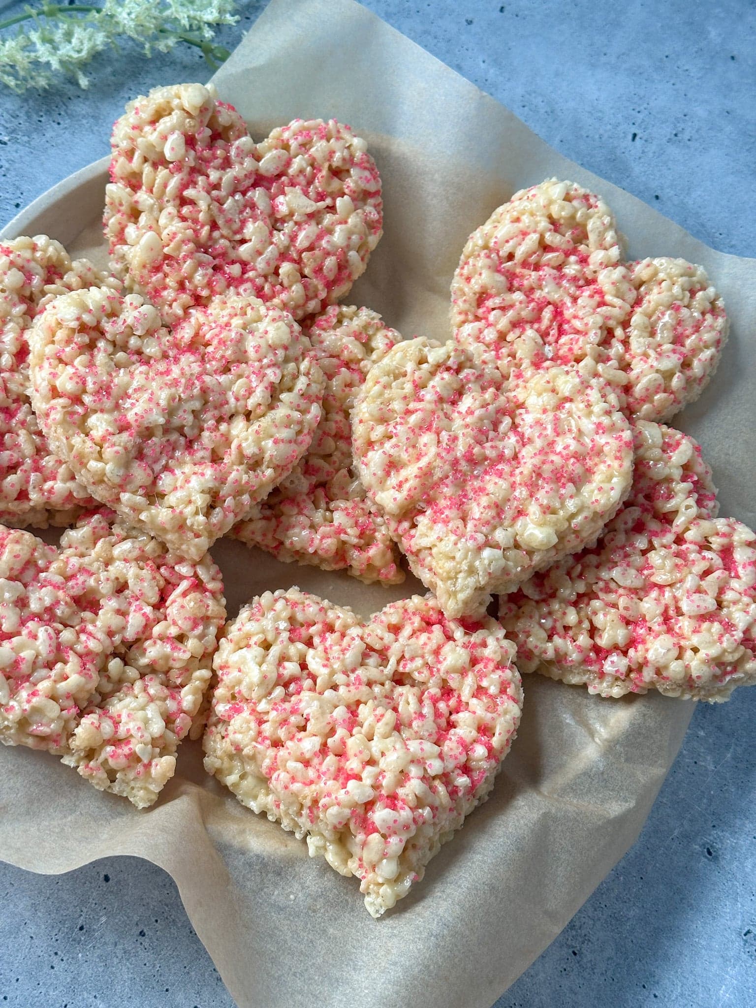 The Best Heart Rice Krispie Treats (Perfect For Valentines Day!)