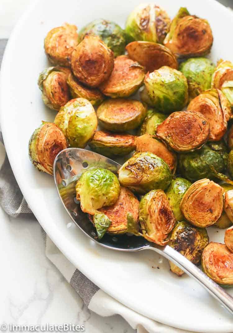 Balsamic Baked Brussels Sprouts