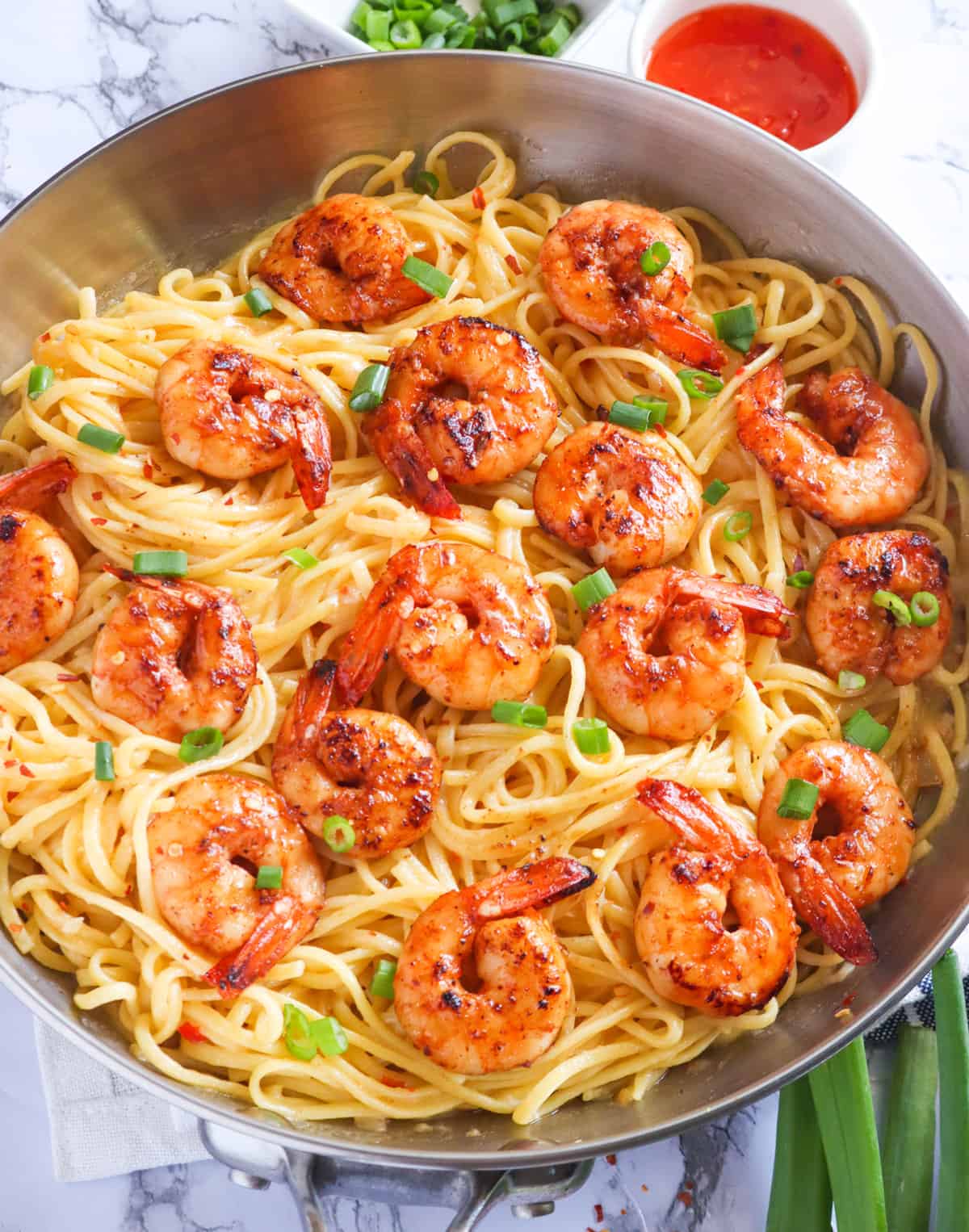 Bang Bang Shrimp Pasta