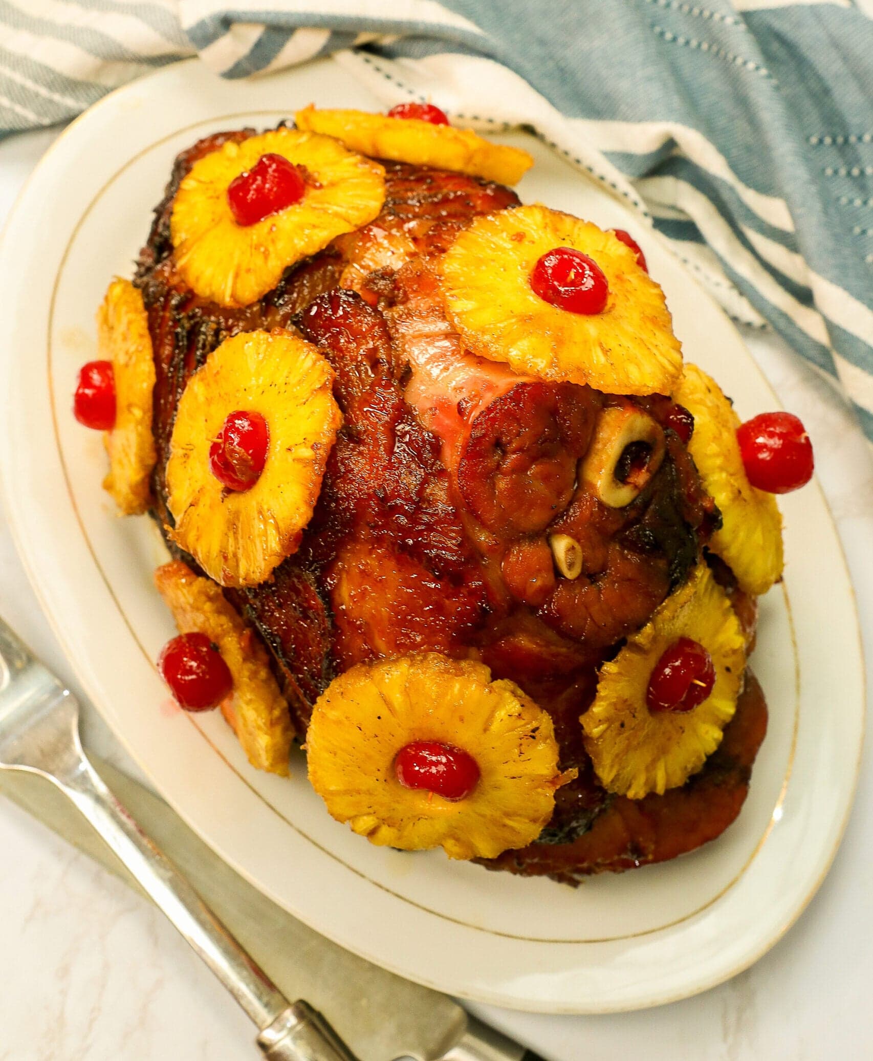Pineapple Honey Baked Ham