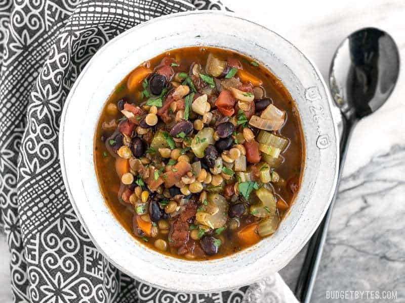 Chunky Lentil and Vegetable Soup