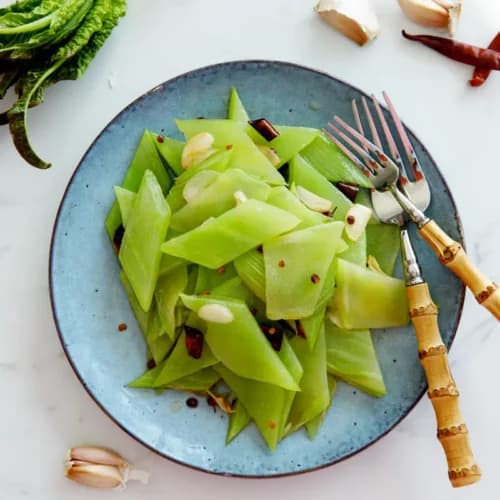 Stir-Fried Celtuce Stem