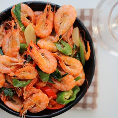 Spicy Stir Fry shrimp