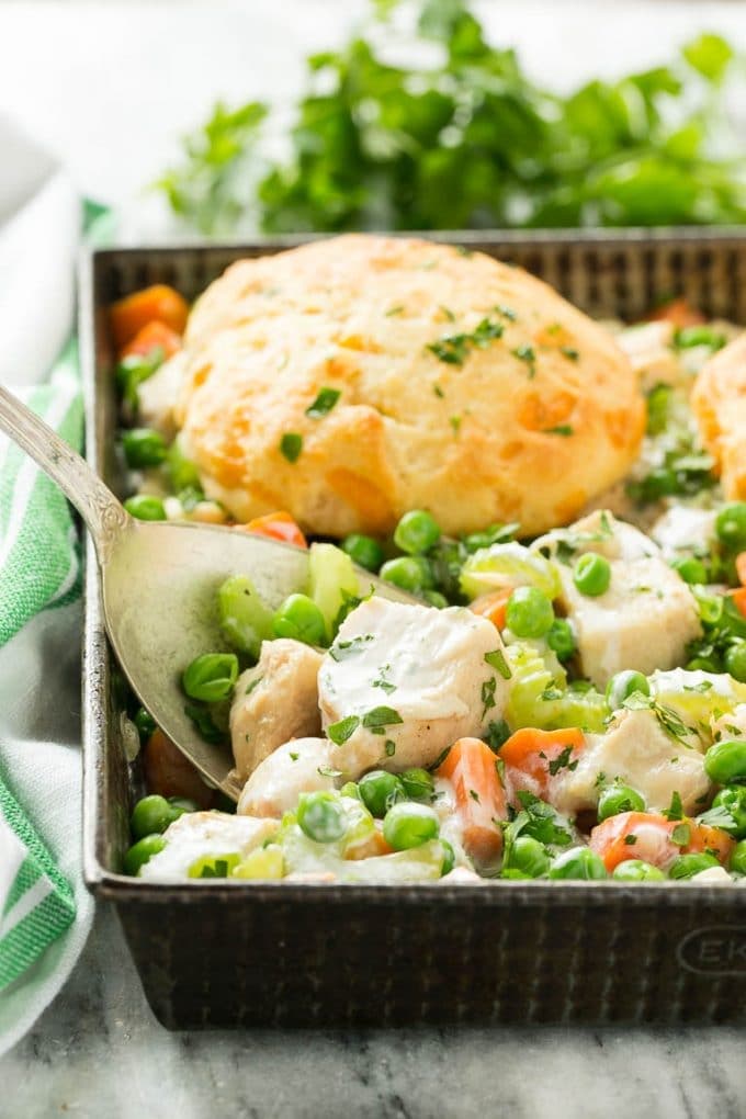 Biscuit Chicken Pot Pie