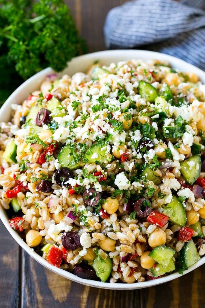 Farro Salad with Feta
