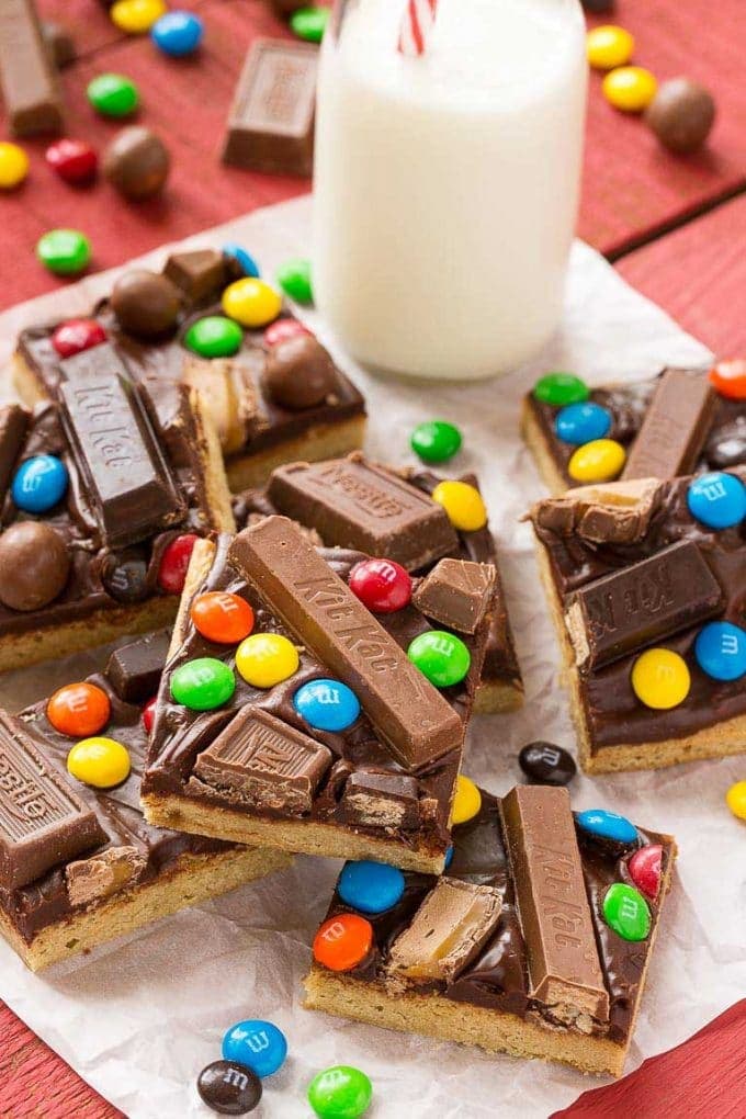 Candy Bar Blondies