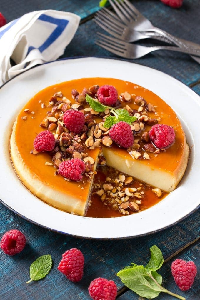 Vanilla Almond Flan