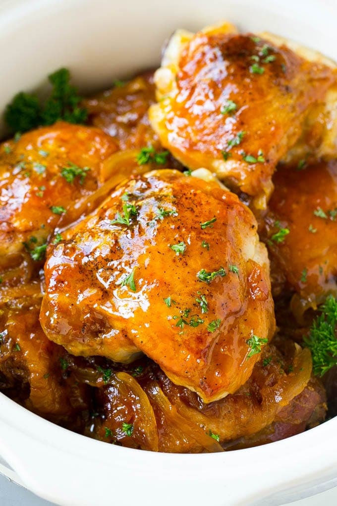 Slow Cooker Apricot Chicken