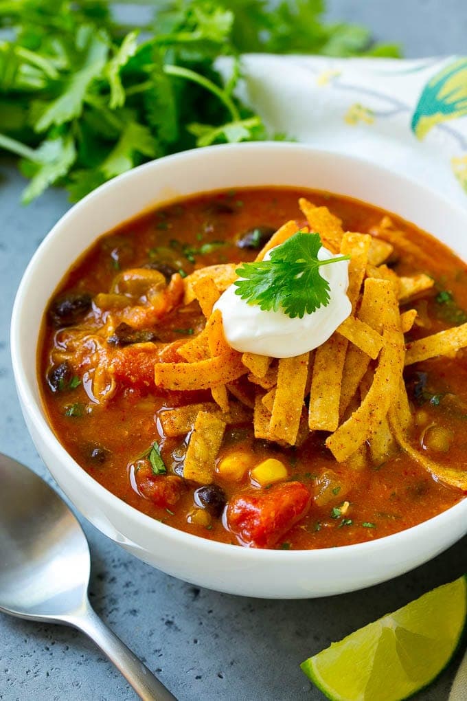 Chicken Enchilada Soup