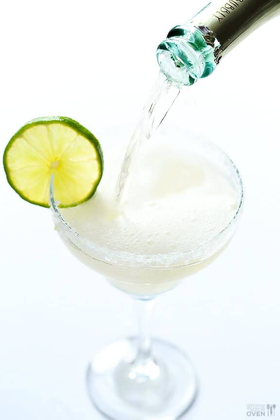 Sparkling Margaritas (Champagne Margaritas)