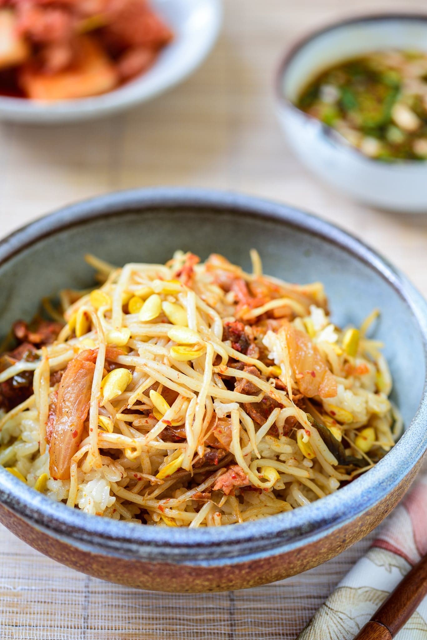 Kongnamul Bap (Soybean Sprout Rice Bowl)