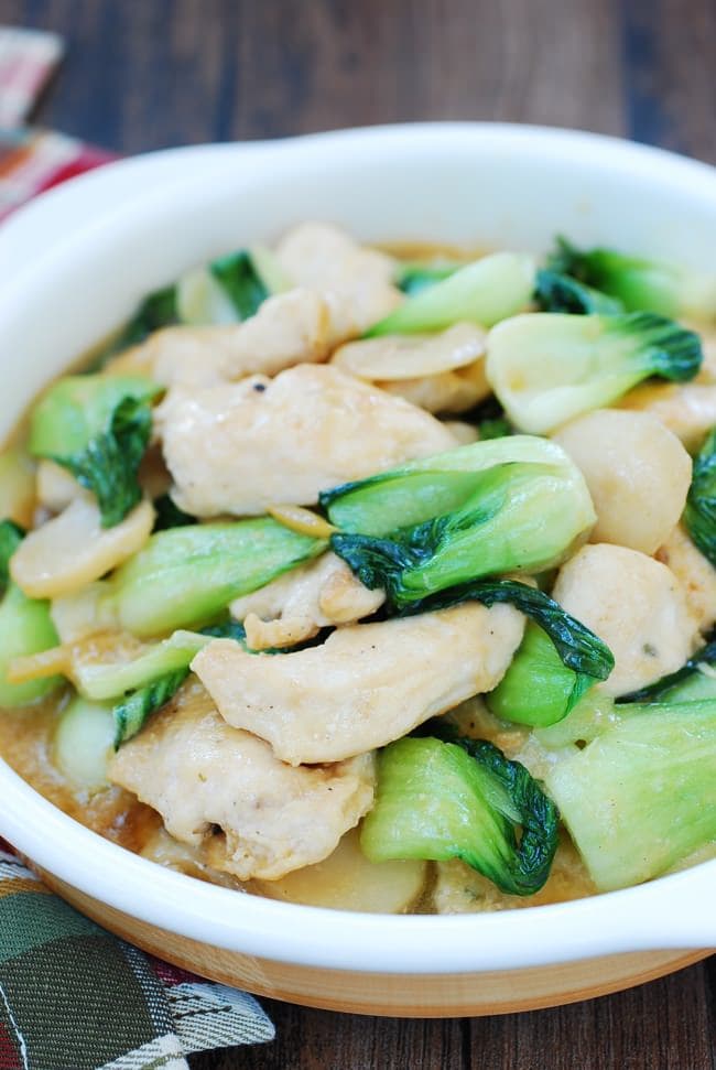 Chicken Stir Fry with Baby Bok Choy