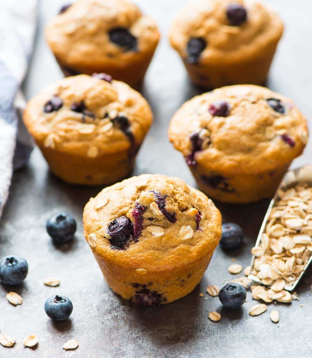 Healthy Blueberry Muffins
