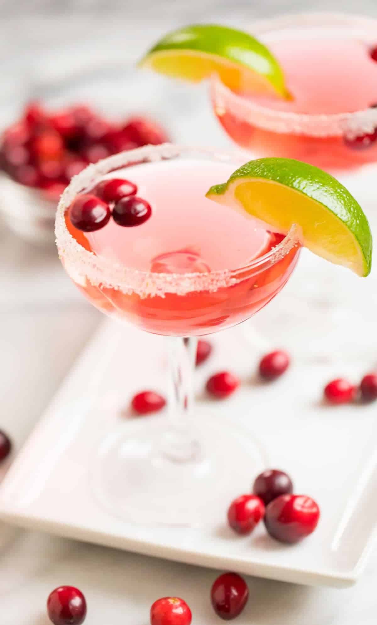 Cranberry St. Germain Cocktail