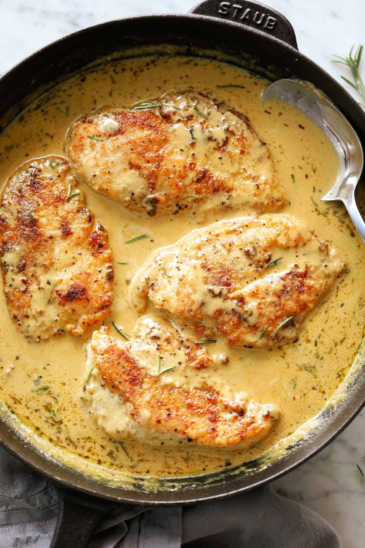 Creamy French Mustard Chicken