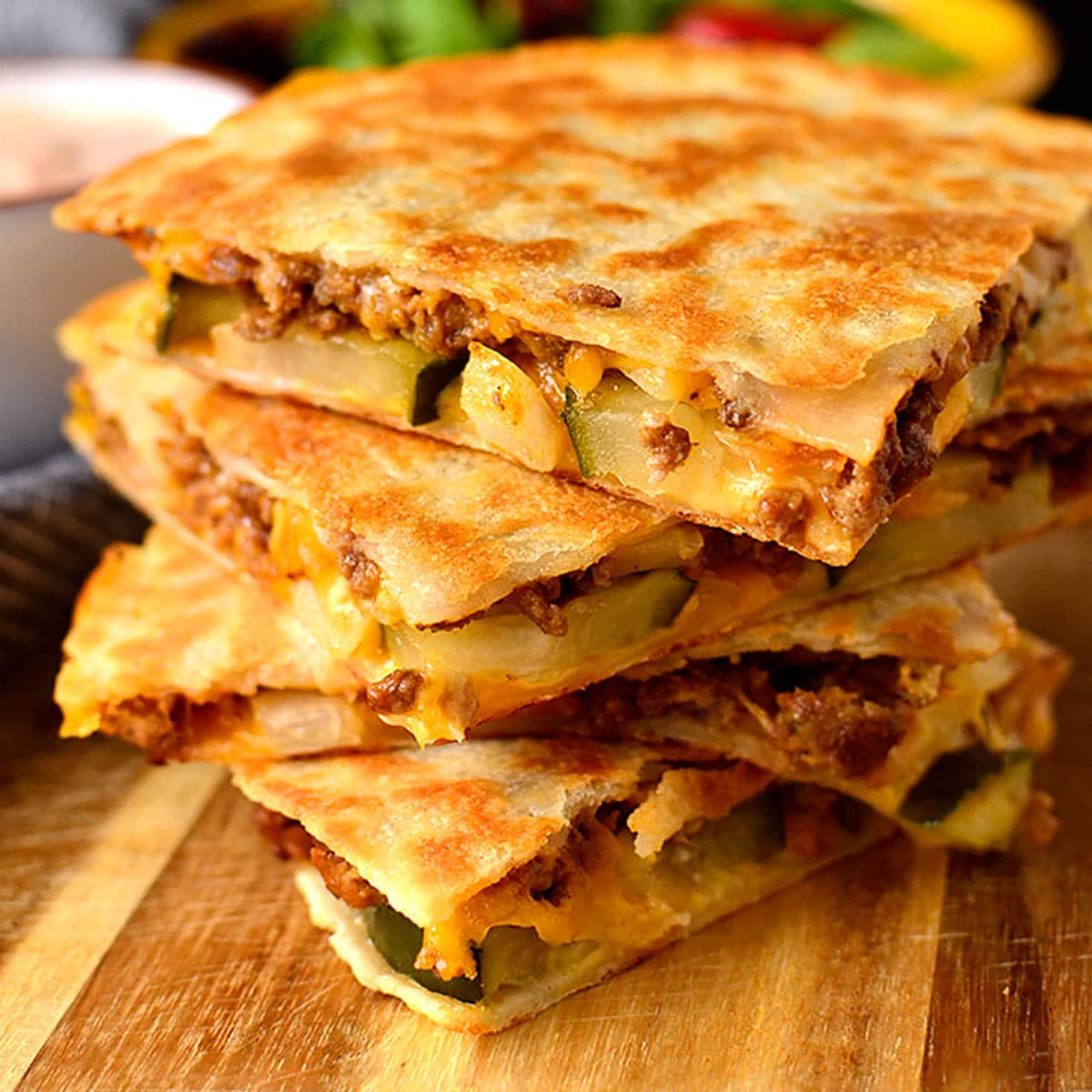 Cheeseburger Quesadillas