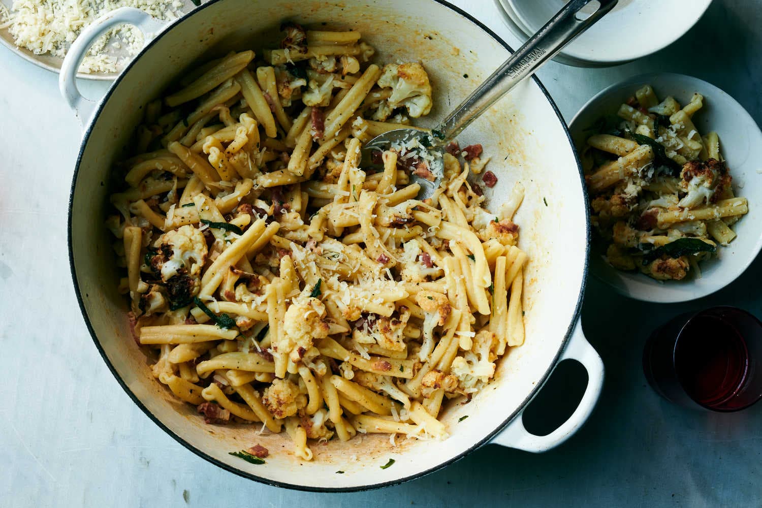 Pasta With Cauliflower, Bacon and Sage