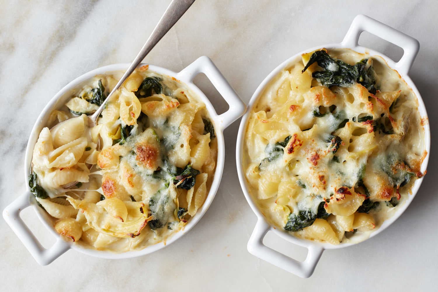 Baked Spinach-Artichoke Pasta