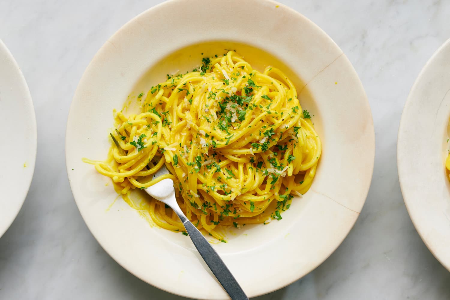 Creamy Turmeric Pasta
