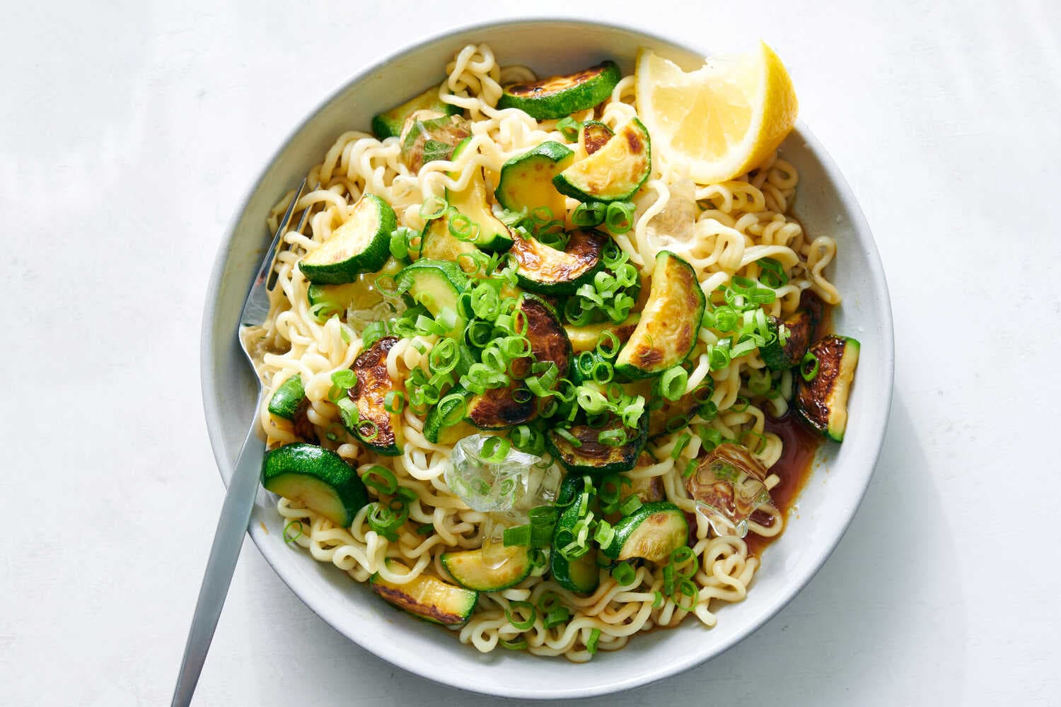 Cold Noodles With Zucchini