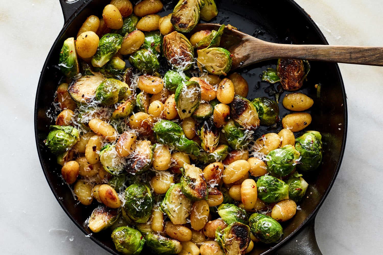 Crisp Gnocchi With Brussels Sprouts and Brown Butter