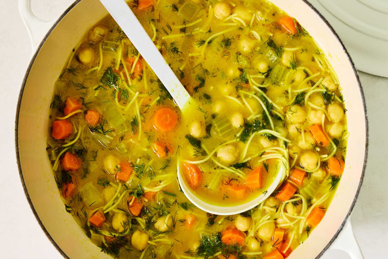 Chickpea Noodle Soup