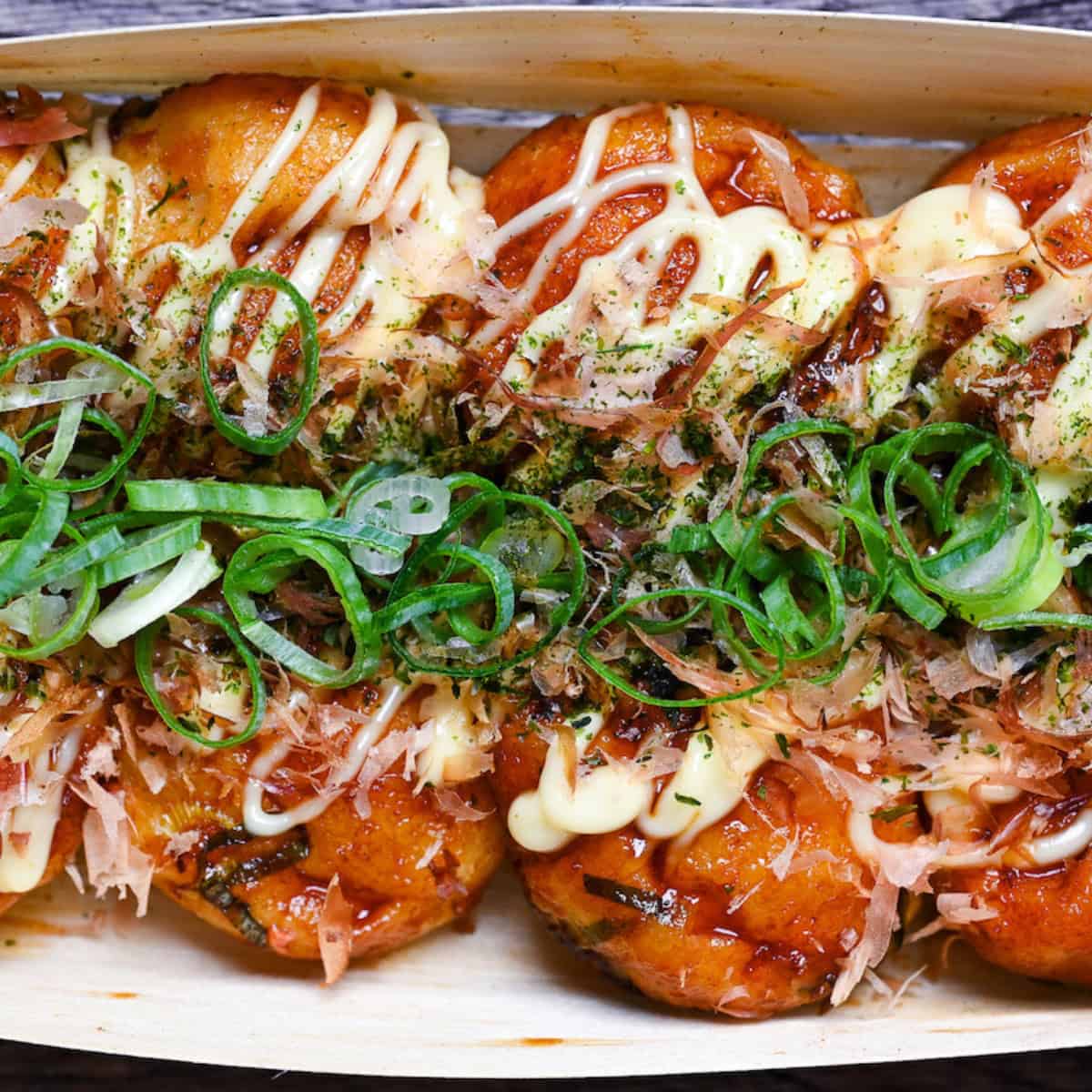 Authentic Takoyaki (Japanese Fried Octopus Balls)