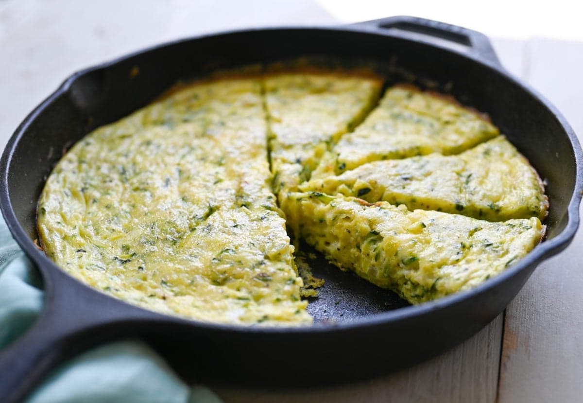 Zucchini & Cheddar Frittata